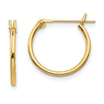 Load image into Gallery viewer, 14K Yellow Gold Madi K 15mm Hoop Earrings
