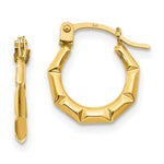 Load image into Gallery viewer, 14K Yellow Gold Madi K Tiny Hollow 13mm Hoop Earrings
