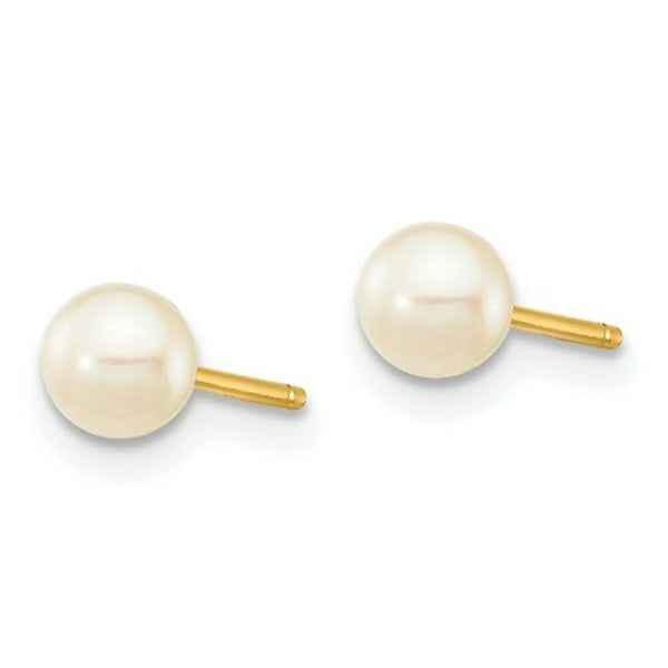 14K Yellow Gold Madi K Freshwater Cultured Pearl 15 Necklace, Earrings & 5.5 Bracelet 3pc Set