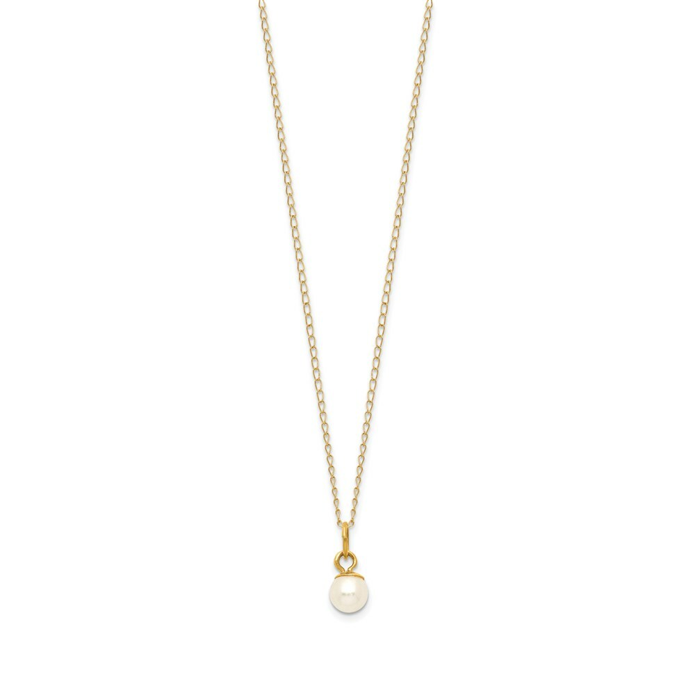 14K Yellow Gold Madi K Freshwater Cultured Pearl 15 Necklace, Earrings & 5.5 Bracelet 3pc Set