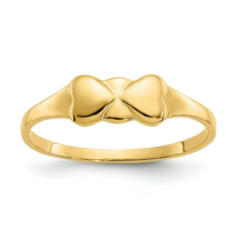 14K Yellow Gold Madi K Heart Baby Ring