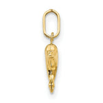 Load image into Gallery viewer, 14K Yellow Gold Madi K Small Hollow Dolphin Charm
