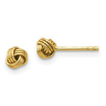 Load image into Gallery viewer, 14K Yellow Gold Madi K Polished Love Knot Post Earrings
