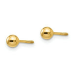 Load image into Gallery viewer, 14K Yellow Gold Madi K Polished 4mm Ball Screwback Earrings
