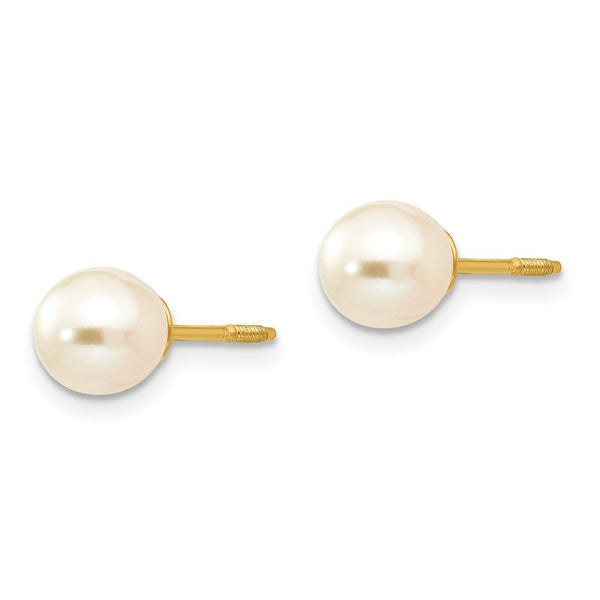 14K Yellow Gold Madi K Reversible FW Cultured Pearl & Bead Earrings