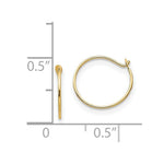 Load image into Gallery viewer, 14K Yellow Gold Madi K Sm. Endless Hoop Earrings
