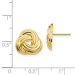 Load image into Gallery viewer, 14K Yellow Gold Madi K Love Knot Earrings
