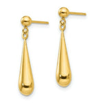 Load image into Gallery viewer, 14K Yellow Gold Madi K Tear Drop Dangle Earrings
