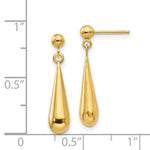 Load image into Gallery viewer, 14K Yellow Gold Madi K Tear Drop Dangle Earrings
