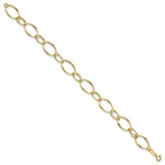 Load image into Gallery viewer, 14K Yellow Gold Fancy Link Bracelet  Length 7.25'' inches
