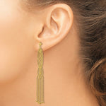 Load image into Gallery viewer, 14K Yellow Gold Beaded Earrings
