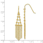 Load image into Gallery viewer, 14K Yellow Gold Beaded Earrings
