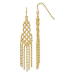 Load image into Gallery viewer, 14K Yellow Gold Bead Chain Earrings

