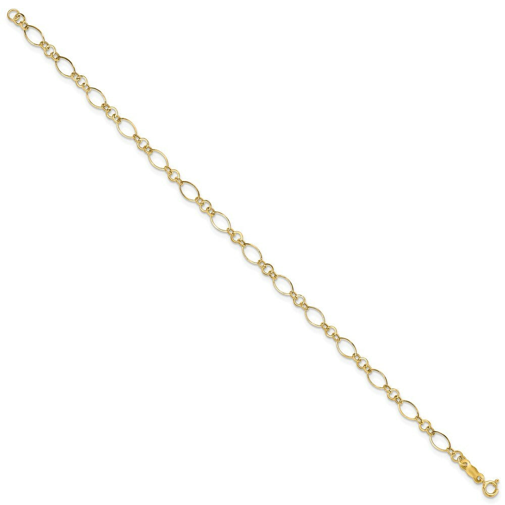 14K Yellow Gold Yellow Gold Polished Fancy Link Bracelet  Length 7.25'' inches
