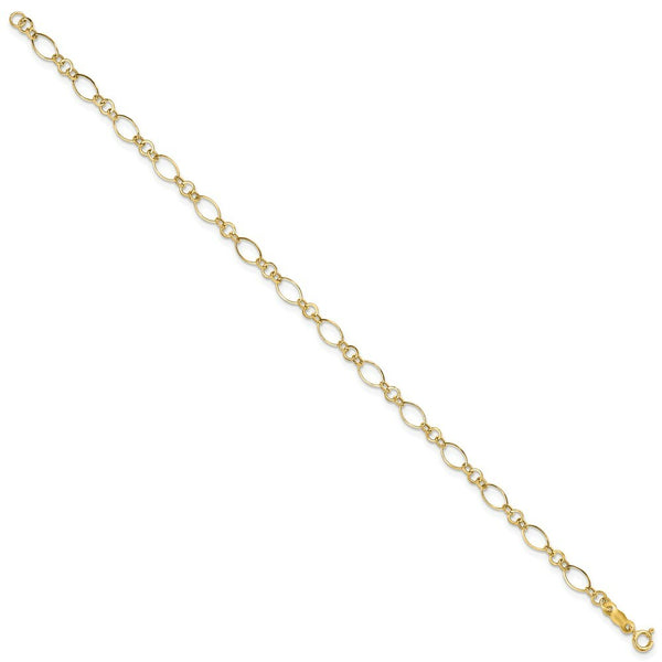 14K Yellow Gold Yellow Gold Polished Fancy Link Bracelet  Length 7.25'' inches