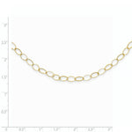 Load image into Gallery viewer, 14K Yellow Gold Oval Link Necklace  Length 18'' inches

