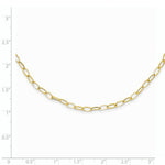 Load image into Gallery viewer, 14K Yellow Gold Oval Link Necklace  Length 18'' inches
