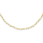 Load image into Gallery viewer, 14K Yellow Gold Oval Link Necklace  Length 18'' inches
