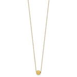 Load image into Gallery viewer, 14K Yellow Gold Bead Necklace  Length 18'' inches
