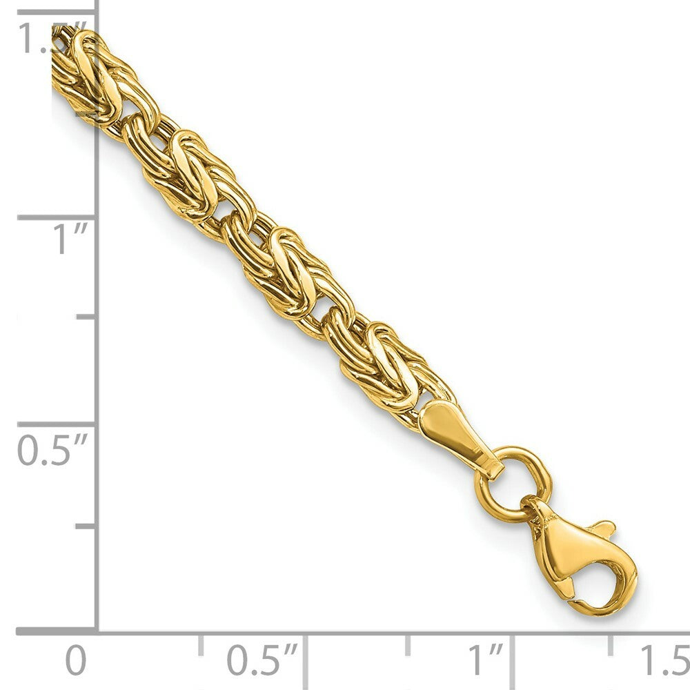 14K Yellow Gold Polished Fancy Bracelet  Length 7.5'' inches