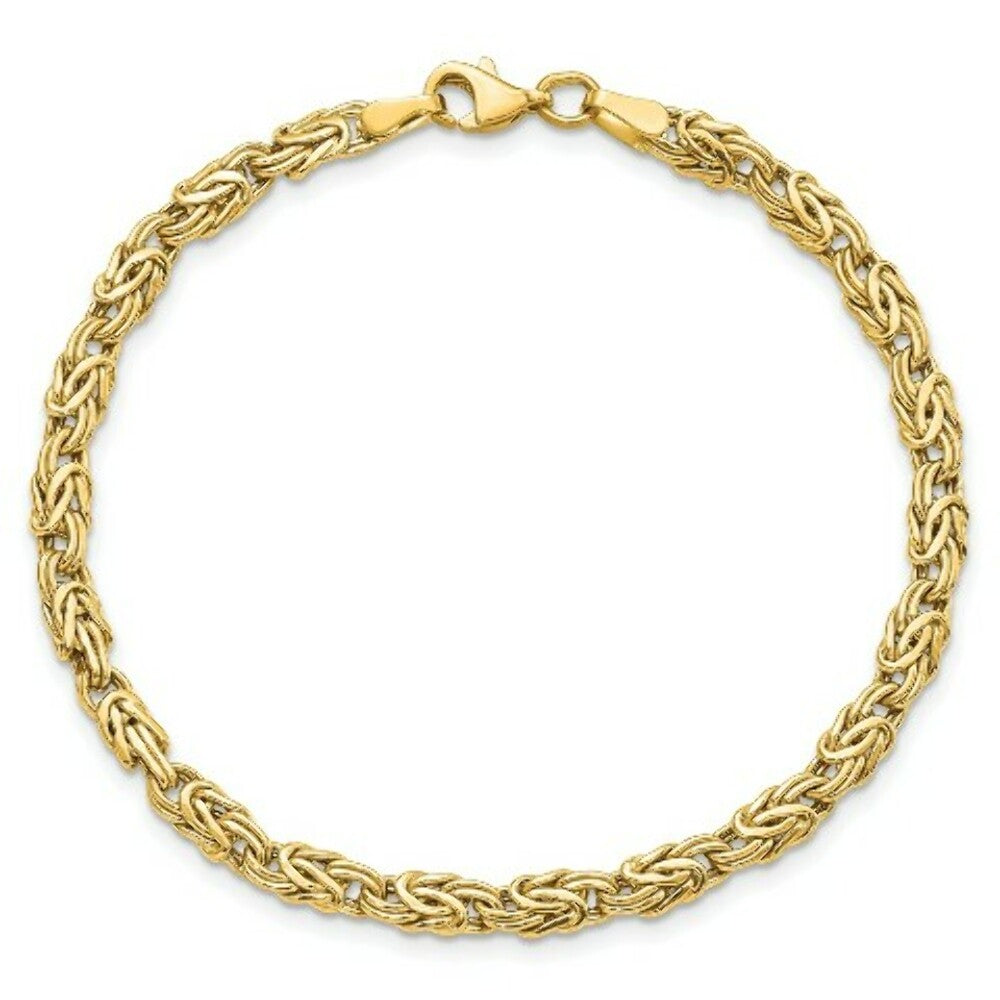 14K Yellow Gold Polished Fancy Bracelet  Length 7.5'' inches
