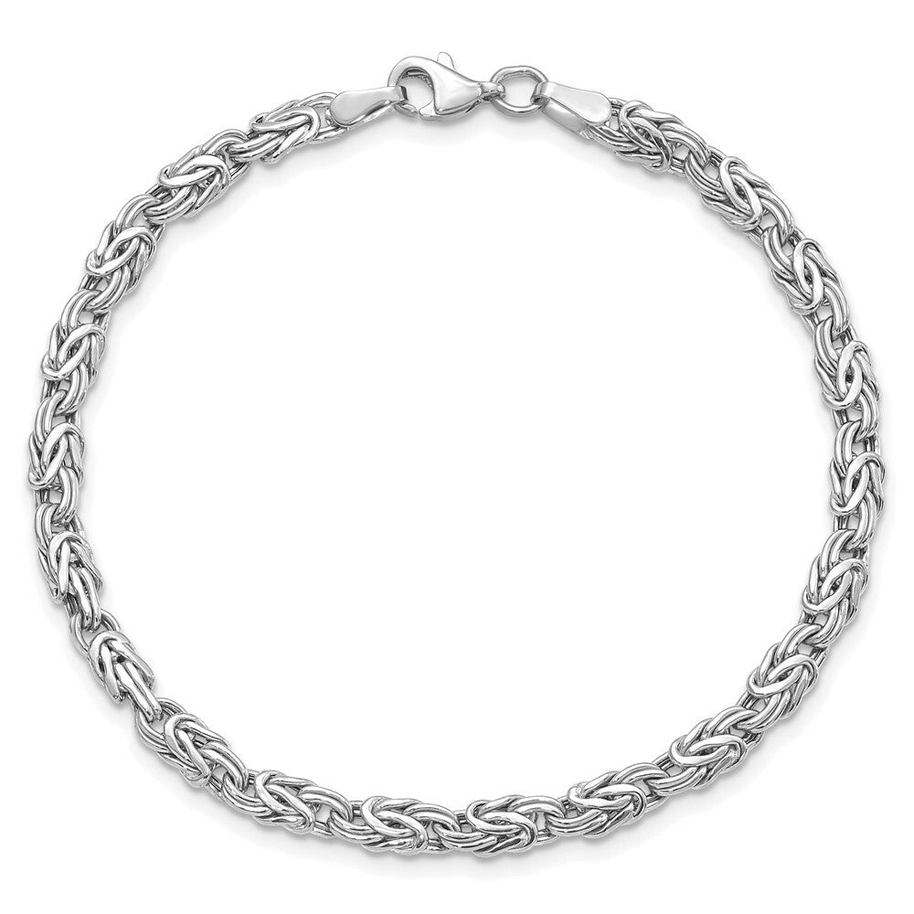 14K White Gold Polished Fancy Bracelet  Length 7.5'' inches