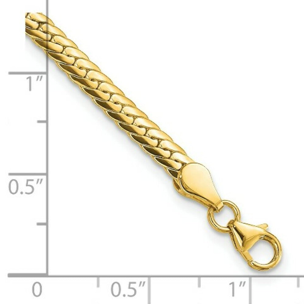 14K Yellow Gold Polished Fancy Link Bracelet  Length 7.5'' inches