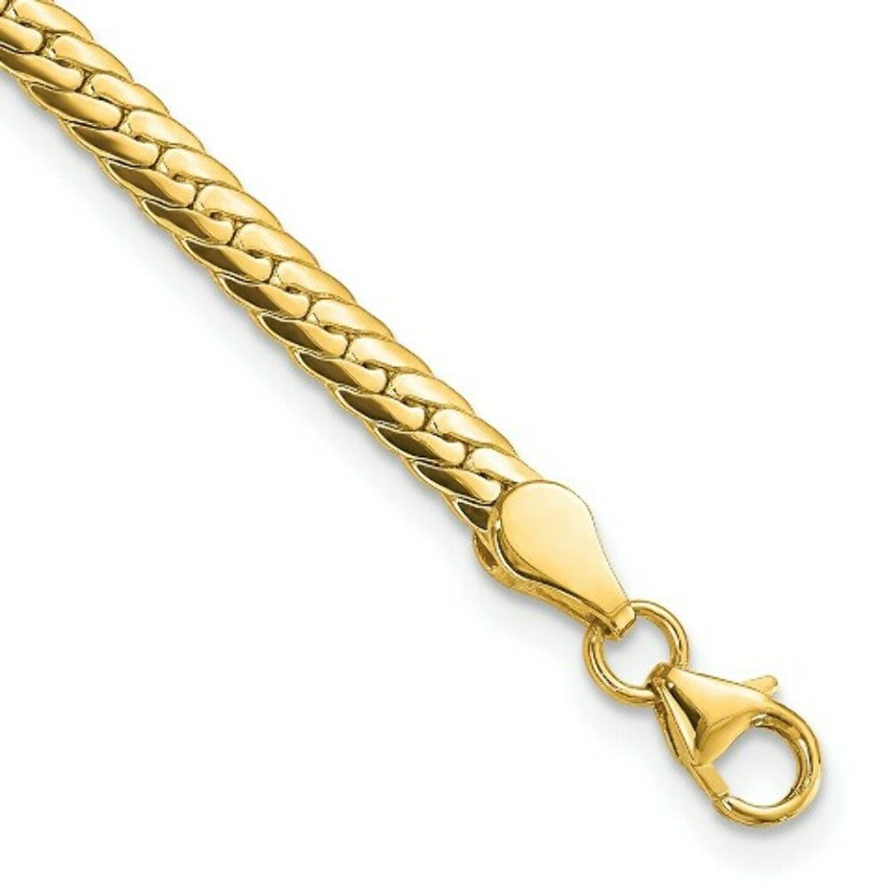 14K Yellow Gold Polished Fancy Link Bracelet  Length 7.5'' inches