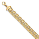 Load image into Gallery viewer, 14K Yellow Gold Polished Fancy Link Bracelet  Length 7.5'' inches
