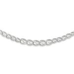 Load image into Gallery viewer, 14K White Gold Diamond Cut Necklace  Length 17'' inches
