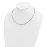 Load image into Gallery viewer, 14K White Gold Fancy Link Necklace  Length 18'' inches

