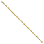 Load image into Gallery viewer, 14K Yellow Gold Polished Fancy Bracelet  Length 7.75'' inches
