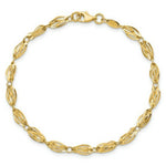 Load image into Gallery viewer, 14K Yellow Gold Polished Fancy Bracelet  Length 7.75'' inches

