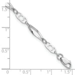 Load image into Gallery viewer, 14K White Gold Polished Fancy Link Bracelet  Length 7'' inches
