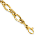 Load image into Gallery viewer, 14K Yellow Gold Fancy Link Bracelet  length: 8.25 inches
