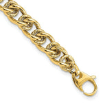 Load image into Gallery viewer, 14K Yellow Gold Fancy Link Bracelet  length: 7.5 inches
