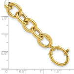 Load image into Gallery viewer, 14K Yellow Gold Fancy Oval Link Bracelet  length: 7.5 inches
