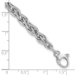 Load image into Gallery viewer, 14k White Gold Polished Bracelet  length: 7.5 inches
