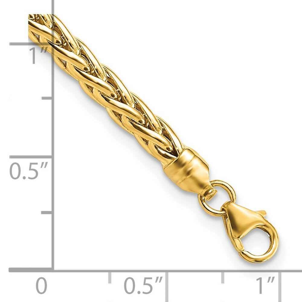 14K Yellow Gold Fancy Link Bracelet  length: 7.5 inches