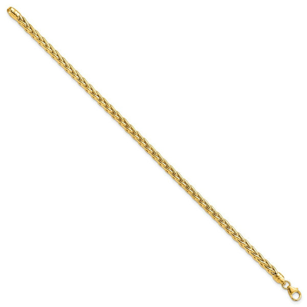 14K Yellow Gold Fancy Link Bracelet  length: 7.5 inches