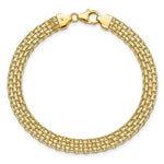 Load image into Gallery viewer, 14K Yellow Gold Fancy Link Bracelet  length: 7.5 inches
