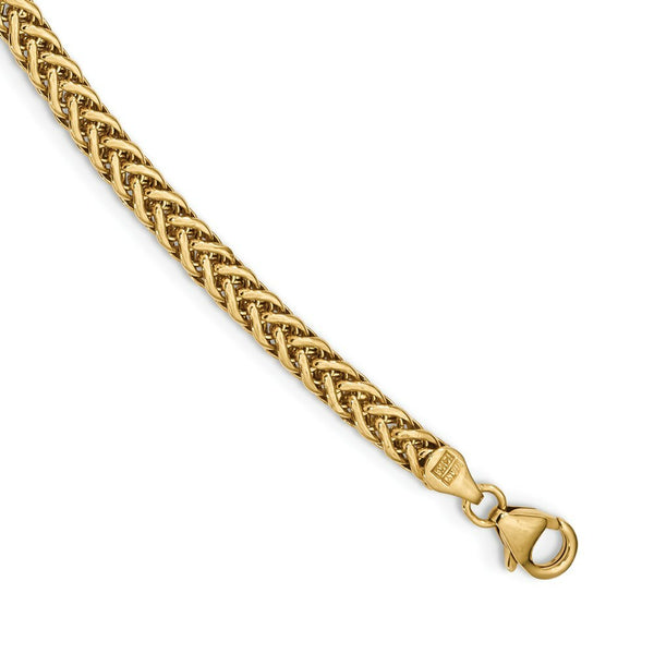 14K Yellow Gold Fancy Link Necklace  length: 17 inches