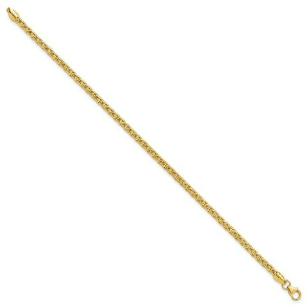 14K Yellow Gold Fancy Link Bracelet  length: 7.5 inches