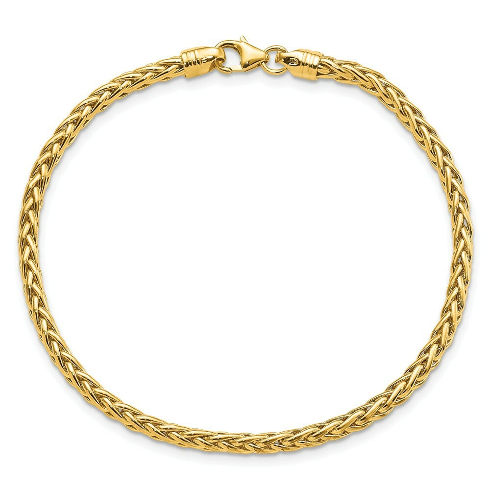 14K Yellow Gold Fancy Link Bracelet  length: 7.5 inches