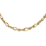 Load image into Gallery viewer, 14K Yellow Gold Fancy Link 18in Necklace  length: 18 inches
