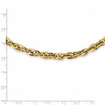 Load image into Gallery viewer, 14K Yellow Gold Fancy Link Necklace  length: 17.5 inches
