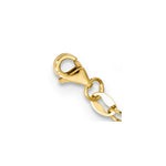 Load image into Gallery viewer, 14k Yellow Gold Textured Fancy Link Italian Made Necklace  length: 18 inches
