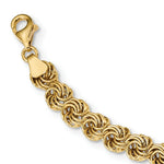 Load image into Gallery viewer, 14K Yellow Gold Fancy Link 17.5in Necklace  length: 17.5 inches
