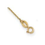 Load image into Gallery viewer, 14K Yellow Gold 16in Cross Rosary Necklace  length: 16 inches
