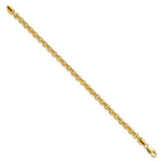 Load image into Gallery viewer, 14K Yellow Gold 5mm Polished Fancy Rolo Link Bracelet  Length 7.5'' inches
